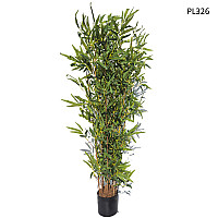 Изкуствен бамбук за декорация 150 см със саксия – PL326